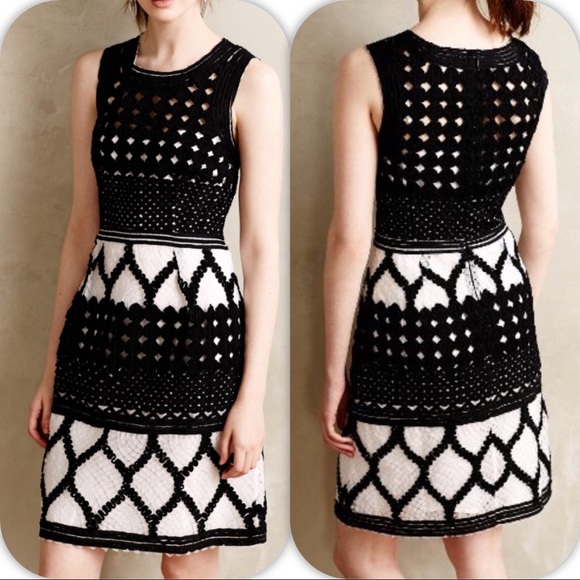 Anthropologie Dresses & Skirts - NWT BARASCHI RONA BASKETWEAVE DRESS / / Size 0